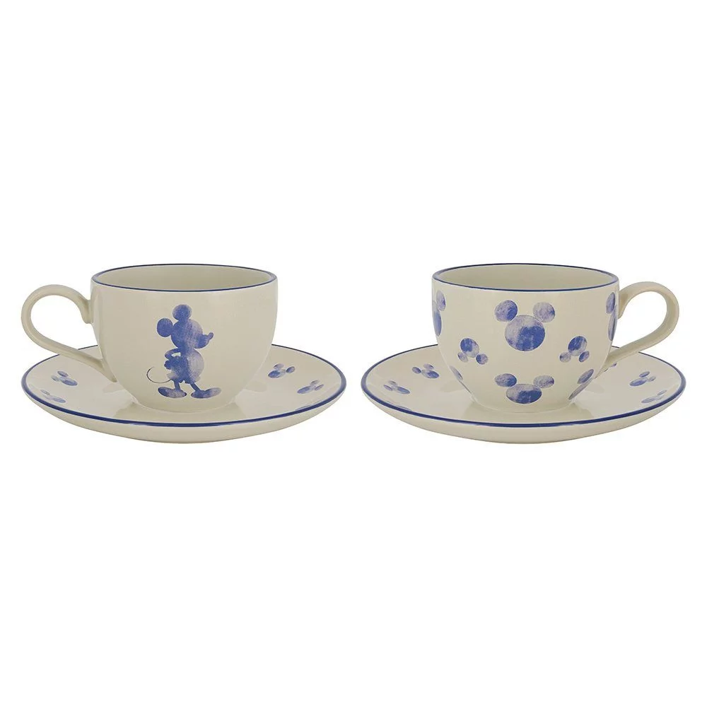 ENESCO Disney Kaffeeservice - 2er Set Mickey Maus Teetassen