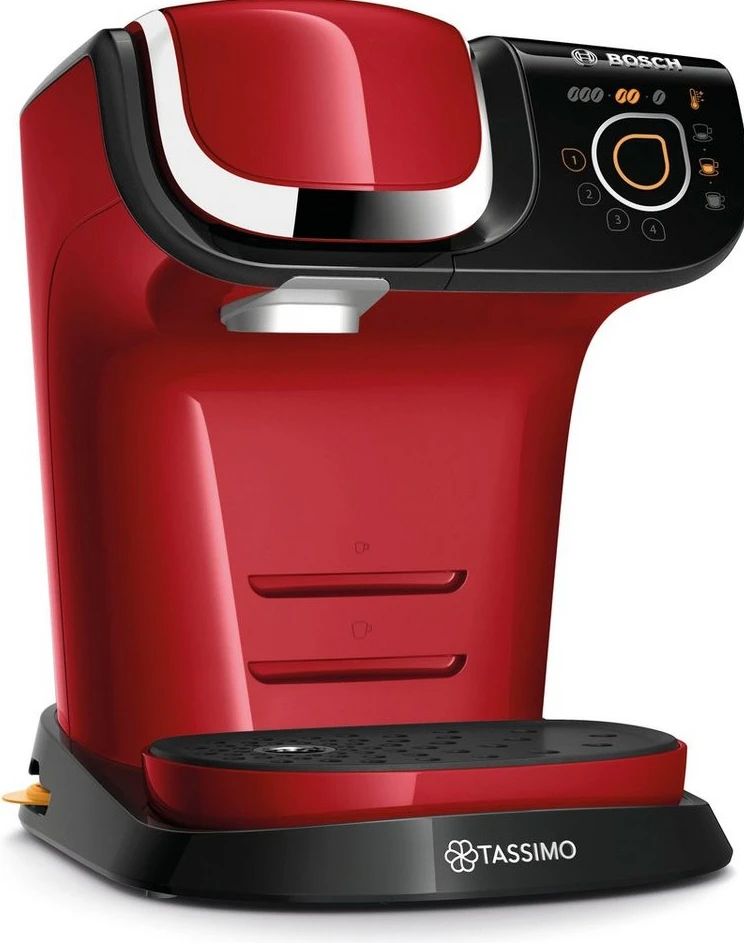 TASSIMO Kapselmaschine My Way 2 TAS6503, 1.3L, One-Touch, rot/schwarz
