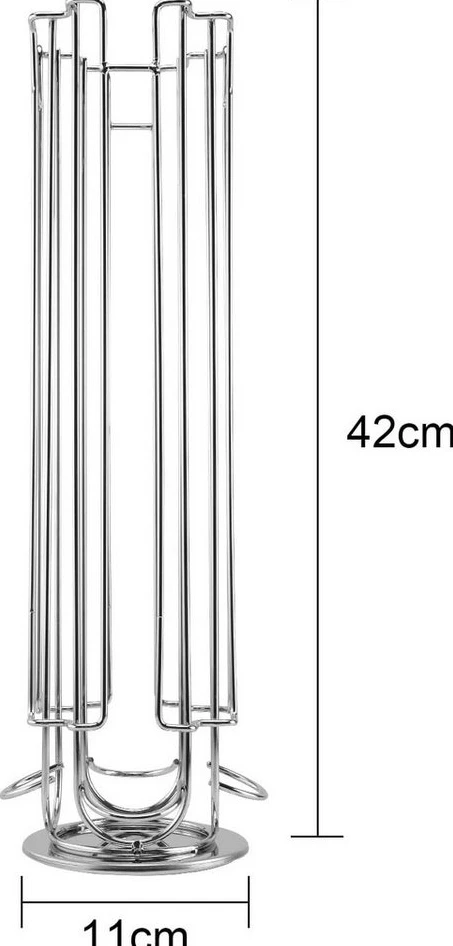 YOUYIJIA Drehbarer Kapselspender für 32 Kapseln