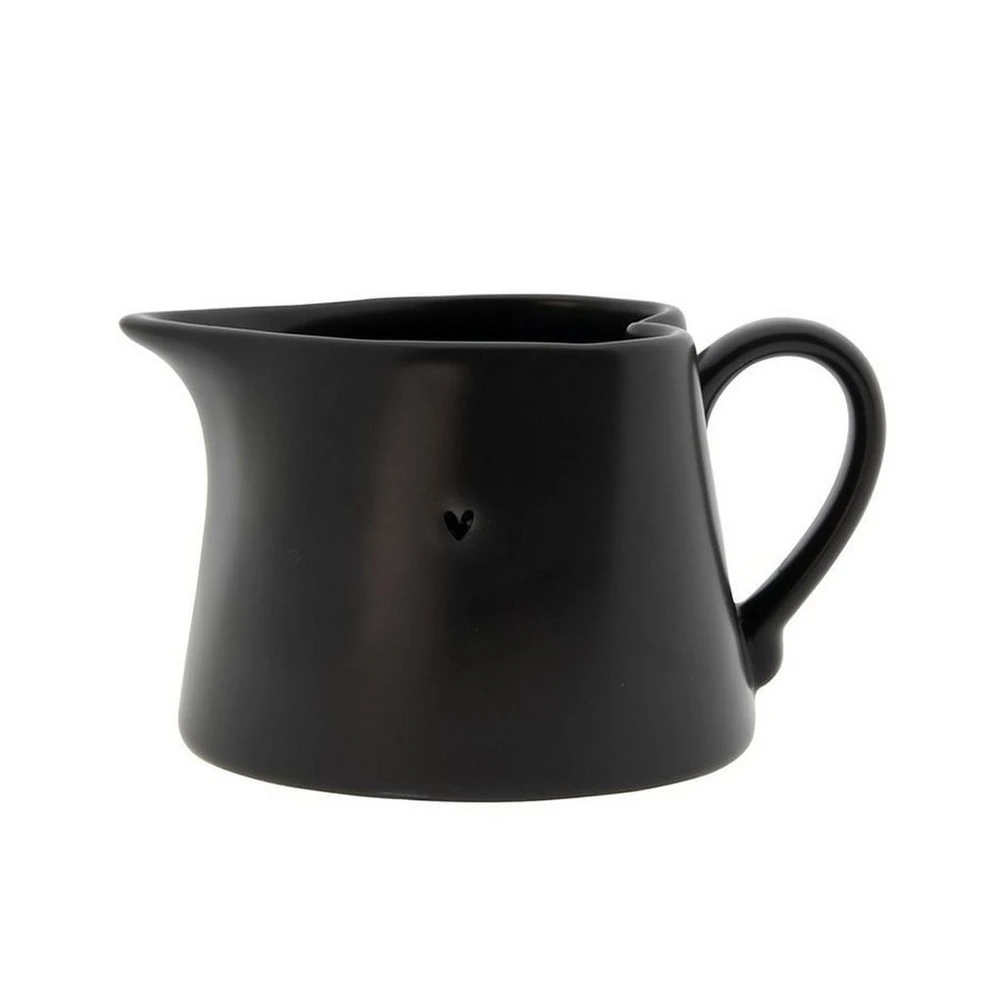 Bastion Collections Milchkännchen, 250ml, Schwarz, Keramik