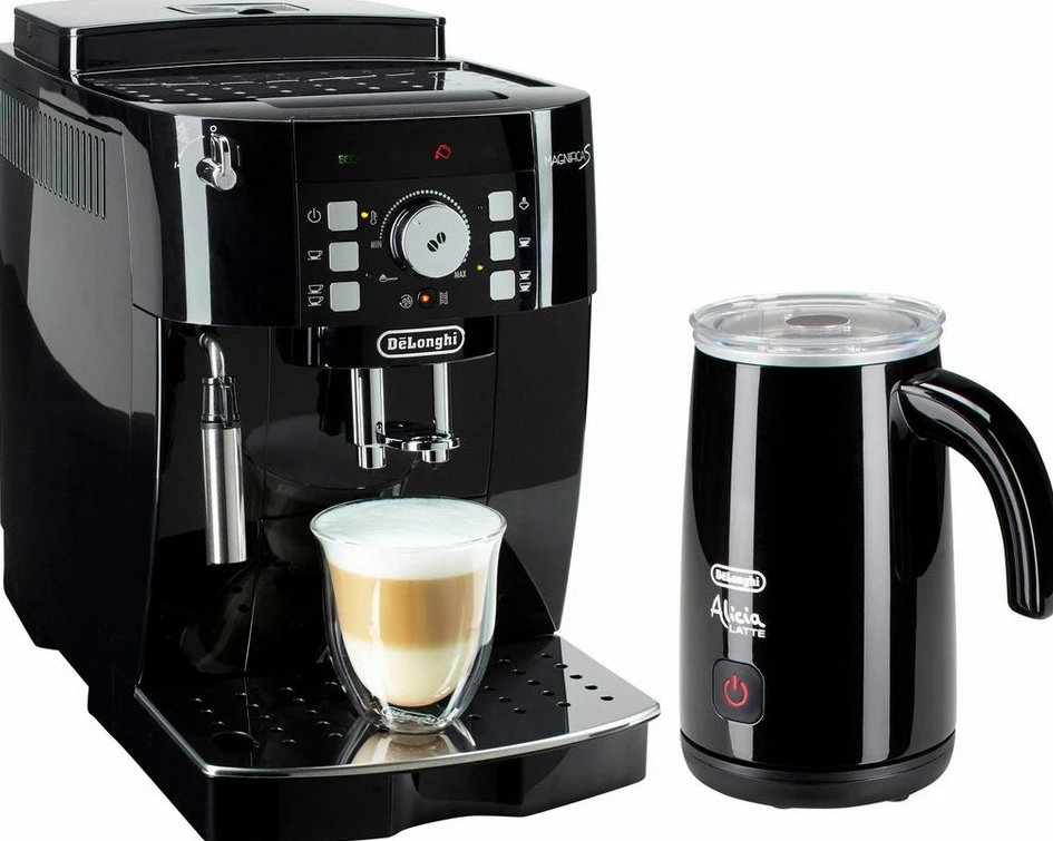 De'Longhi Magnifica S ECAM21.118.B Kaffeevollautomat, Schwarz
