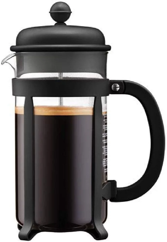 BODUM French Press Kanne - 8 Tassen, 1.0 Liter, Schwarz