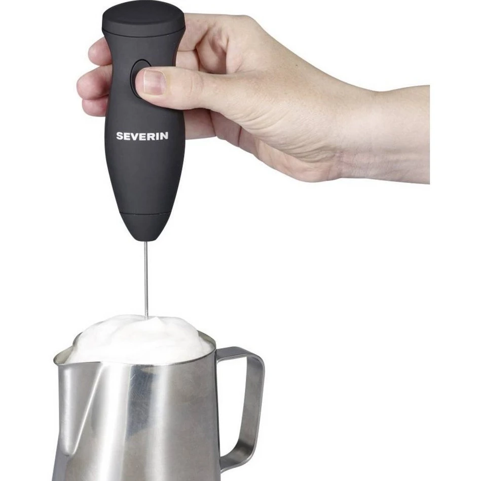 SEVERIN Milchaufschäumer Hand-Milchaufschäumer mit Batterien