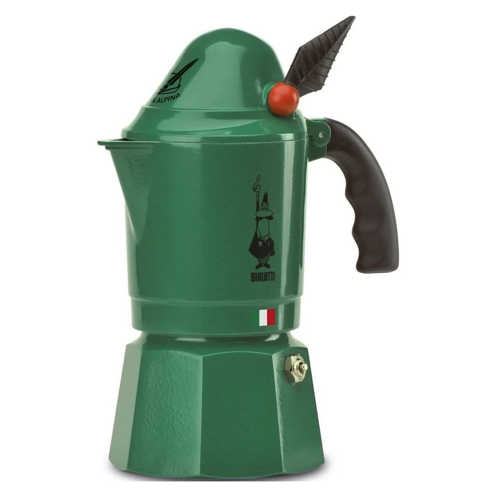 BIALETTI Espressokocher, 0,13l, 3 Tassen, Aluminium