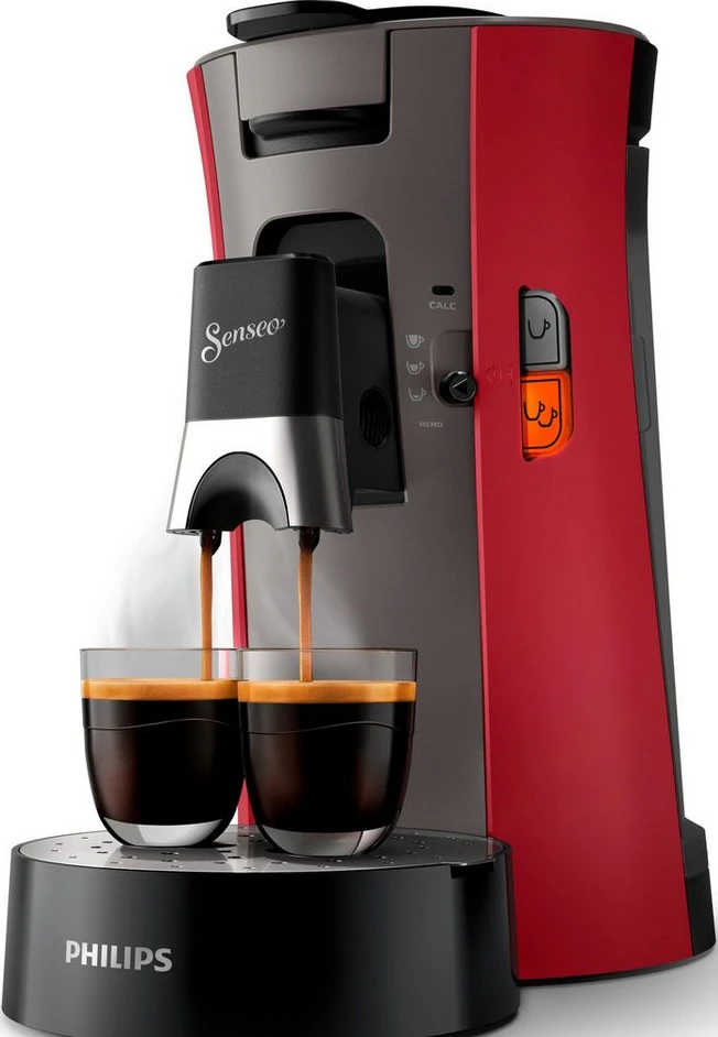 Philips Senseo Kaffeepadmaschine Select CSA240/90, 0.9L, 1450W, Memo-Funktion