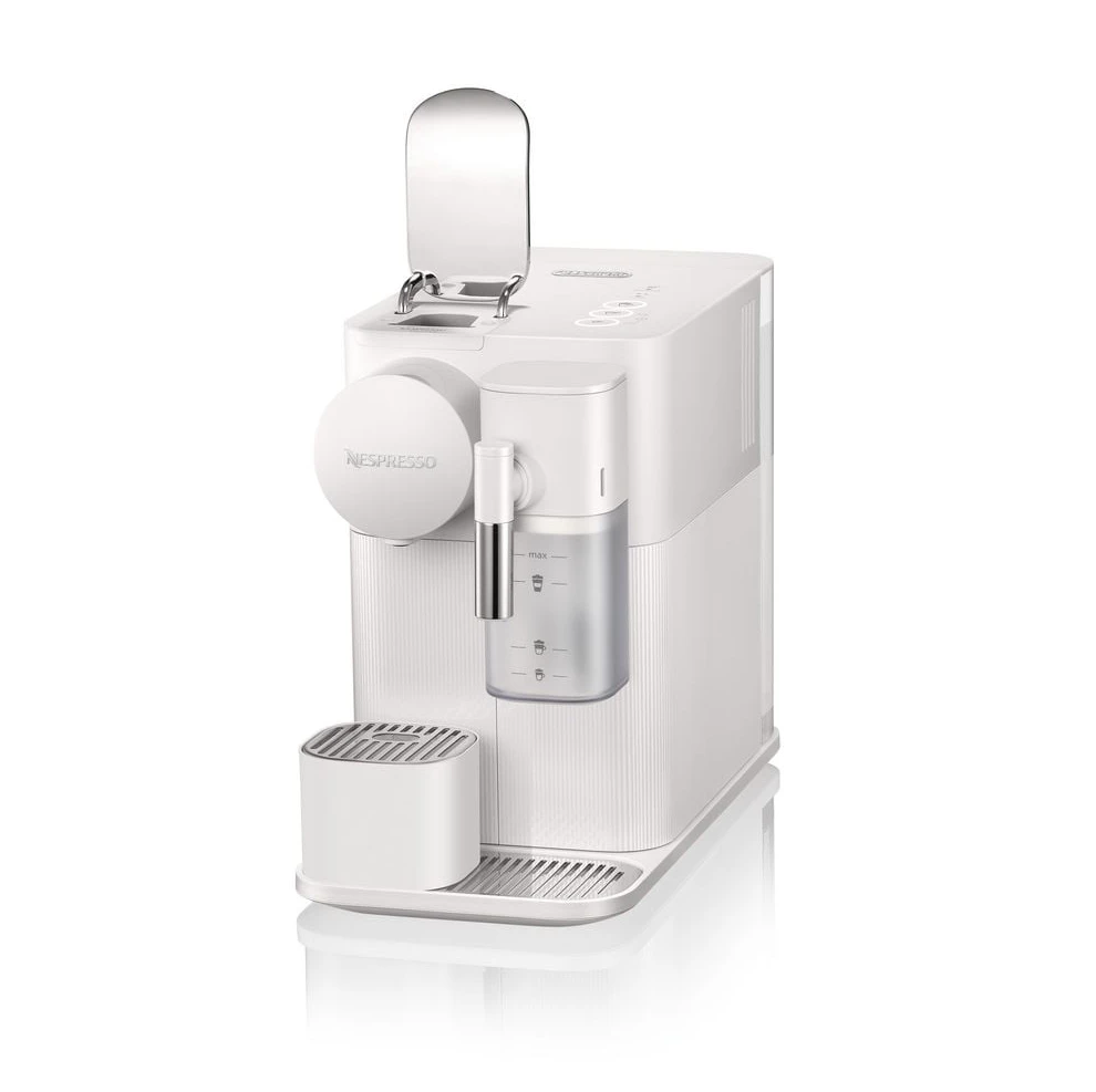 DELONGHI Nespresso Lattissima One EN510.W, 3 Milchrezepte, 19 bar, Weiß