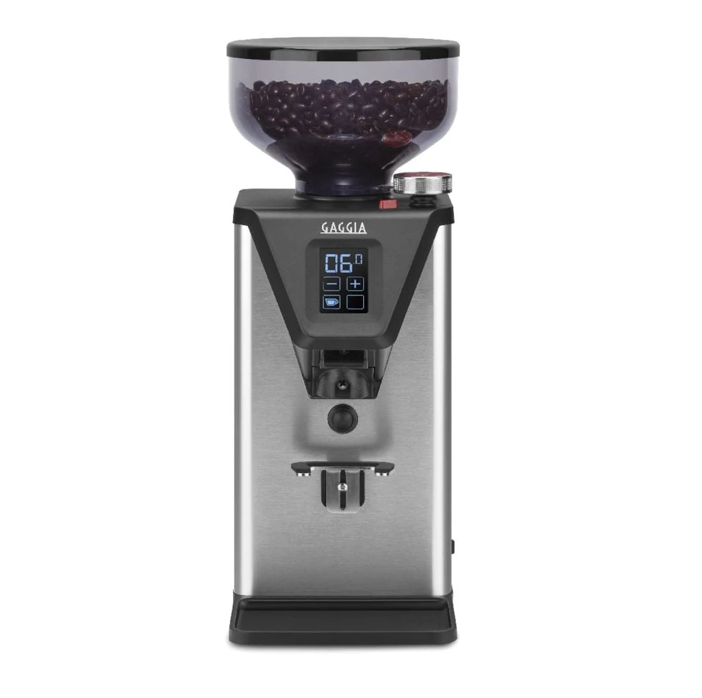 GAGGIA Classic E24 Premium Set RI9481, Messingboiler, Siebträgermaschine, Grau