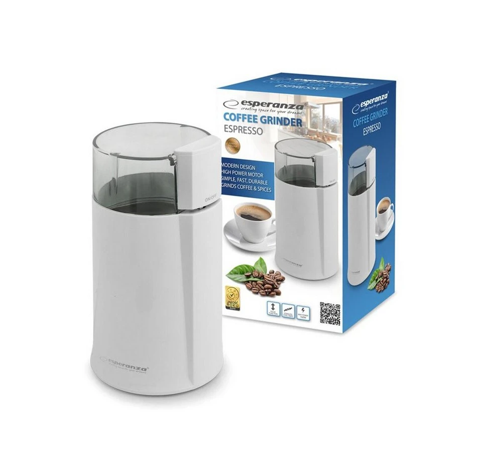 Esperanza Espresso Kaffeemühle elektrisch Weiß
