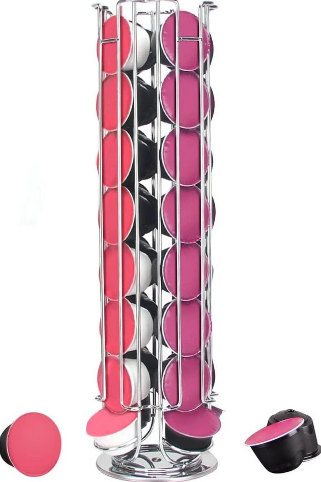 YOUYIJIA Drehbarer Kapselspender für 32 Kapseln