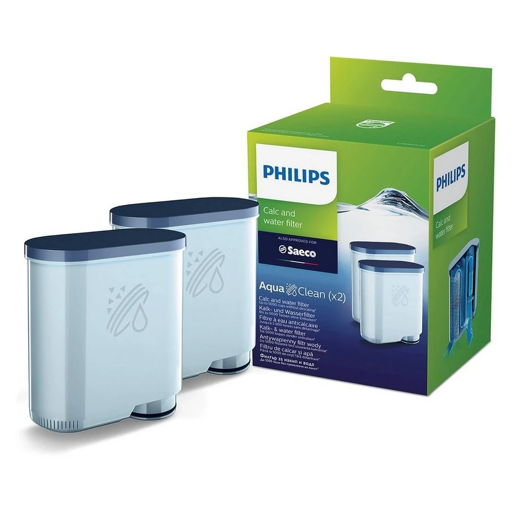 Philips Wasserfilter AquaClean CA6903/22, Doppelpack, für Saeco Kaffeevollautomaten