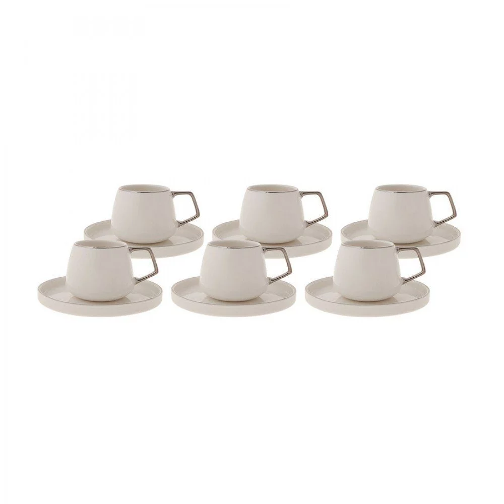 Kaffeeservice Karaca Streamline Saturn Mokkatasse 6 Personen Set