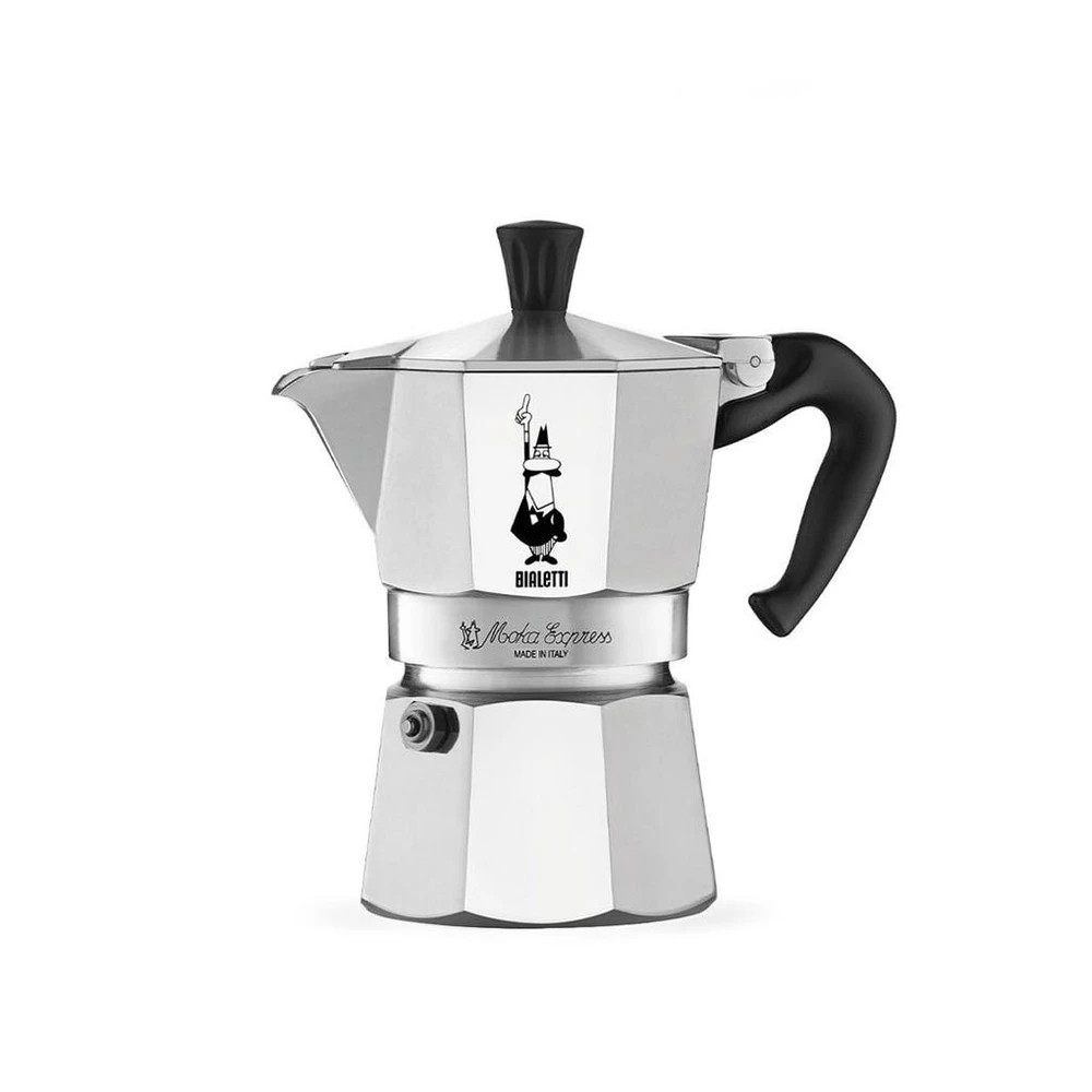BIALETTI Espressokocher, 2 Tassen, Aluminium, silber