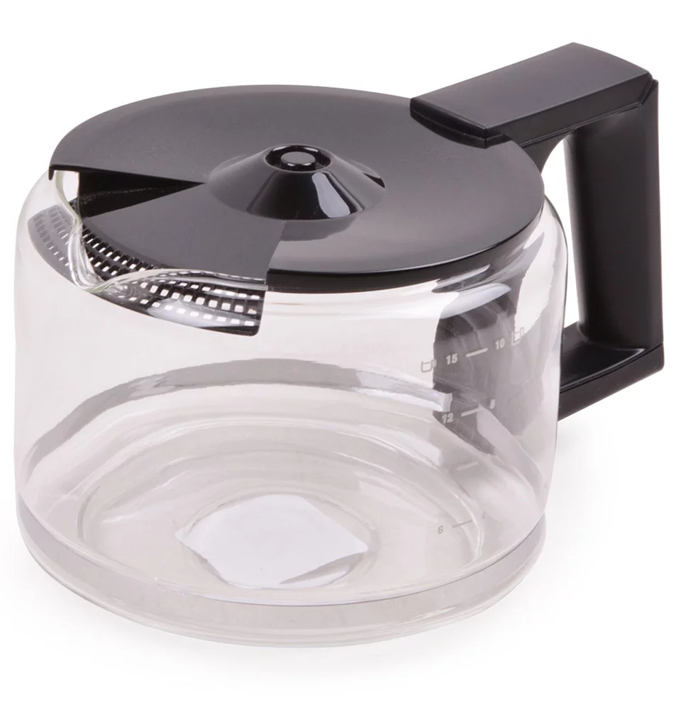 KRUPS Kaffeekanne Ersatzkanne XB900601, 1,25L mit Deckel