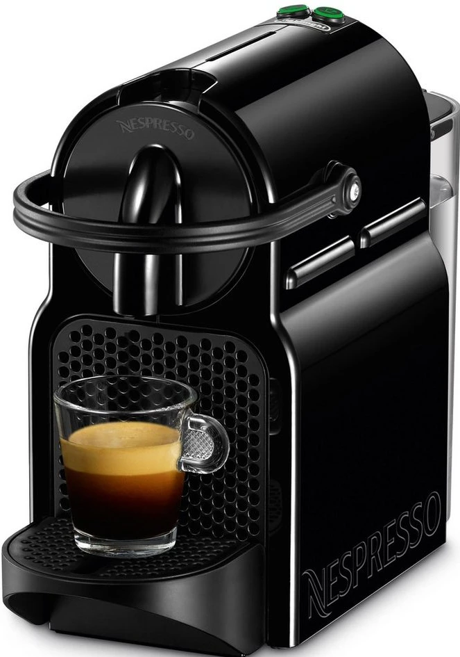 NESPRESSO Kapselmaschine Inissia EN 80.B, 19 bar, 1260W, Schwarz
