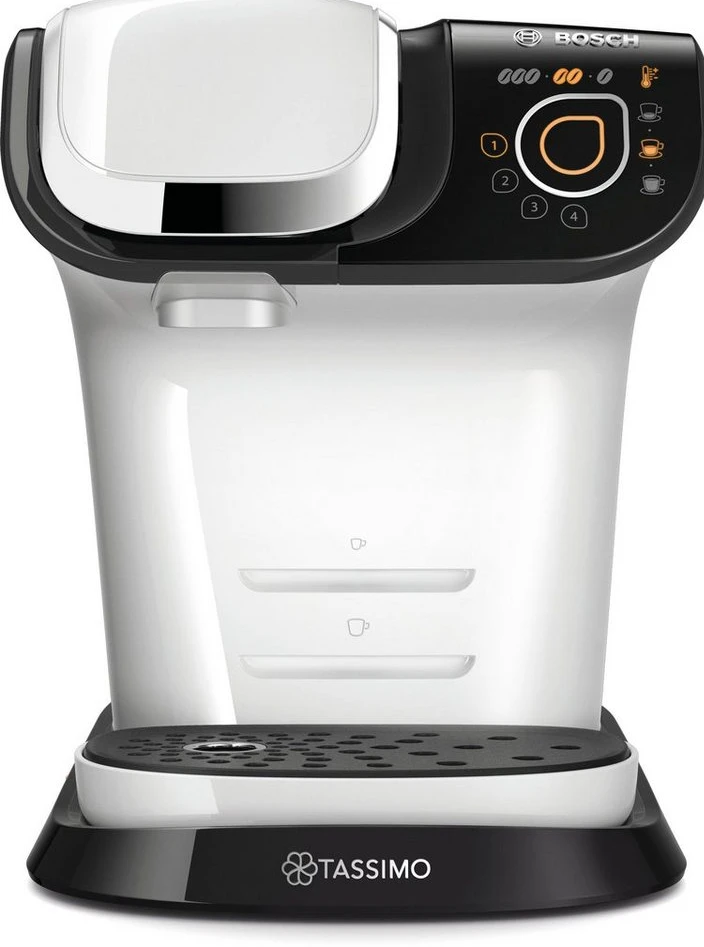 TASSIMO Kapselmaschine My Way 2 TAS6504, 1.3L, 1500W, weiß/schwarz