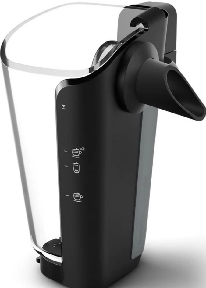 Philips Milchbehälter CA6708/10, 2-teilig, schwarz, Kunststoff