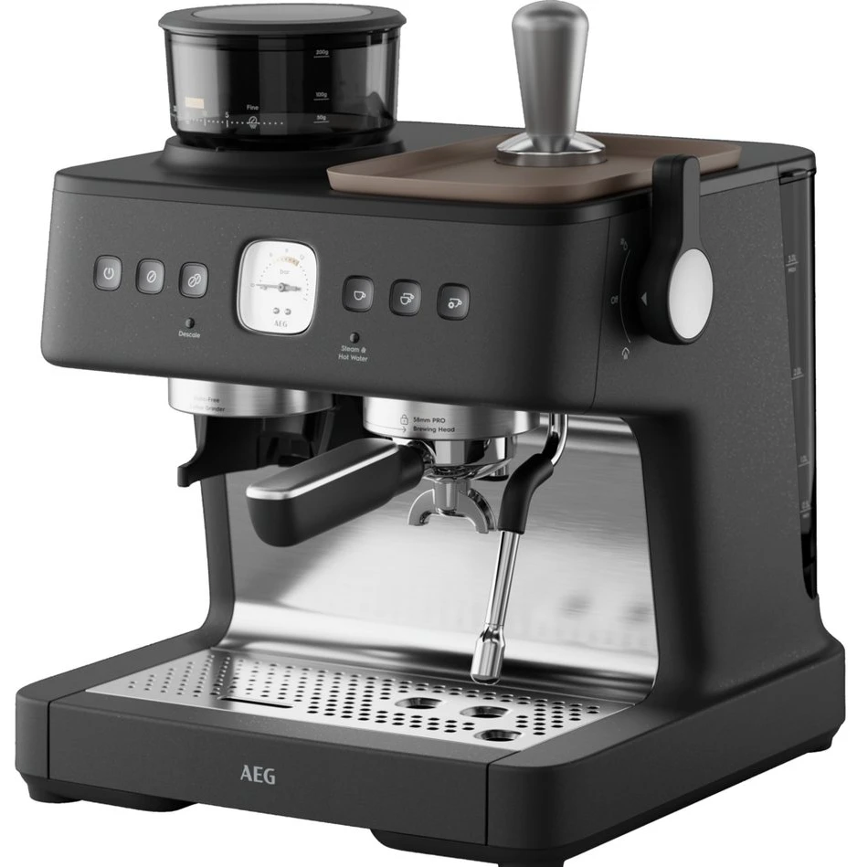 AEG Siebträgermaschine EC8-1-8BP mit Dual Thermoblock