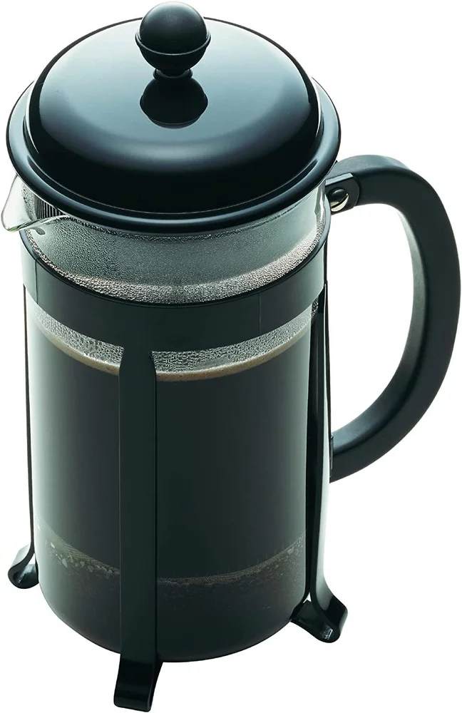 BODUM French Press Kanne - 8 Tassen, 1.0 Liter, Schwarz