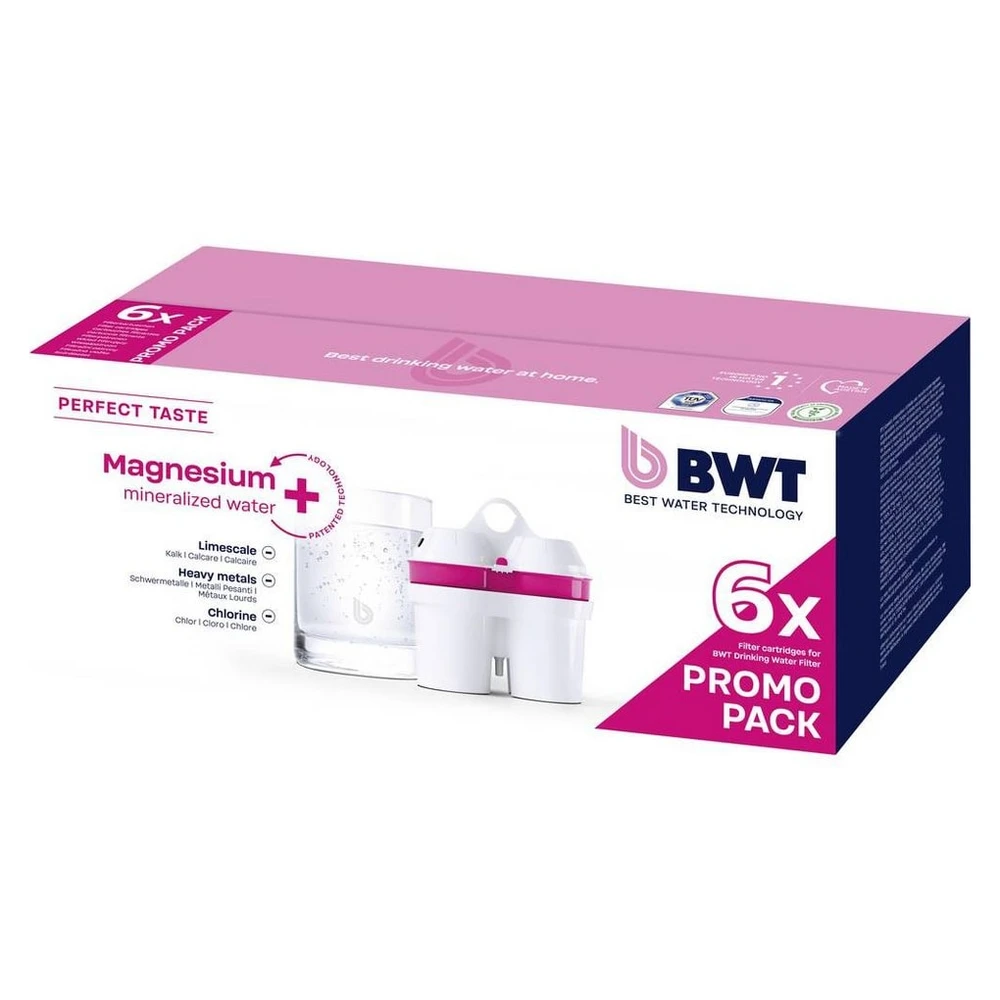 BWT Wasserfilter MMW 6er Set, Magnesium Mineralized Water