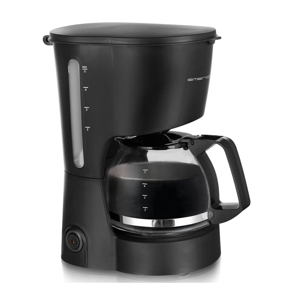 EMERIO CME-116801 Kaffeemaschine, 0.6L, Schwarz, Glaskanne