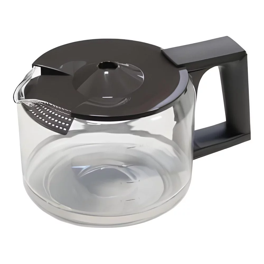 KRUPS Kaffeekanne Glaskanne mit Deckel für Kaffeemaschinen