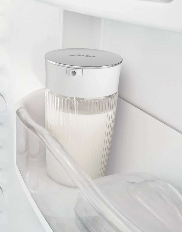 JURA Milchbehälter 24313, Zubehör für Kaffeevollautomaten, 16.3 cm, Glas