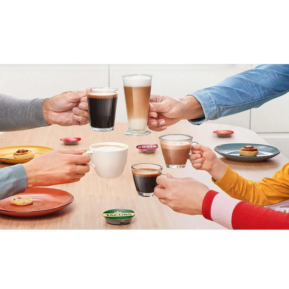 BOSCH Kapselmaschine TASSIMO HAPPY TAS109E, INTELLIBREW™ Technologie, Schwarz