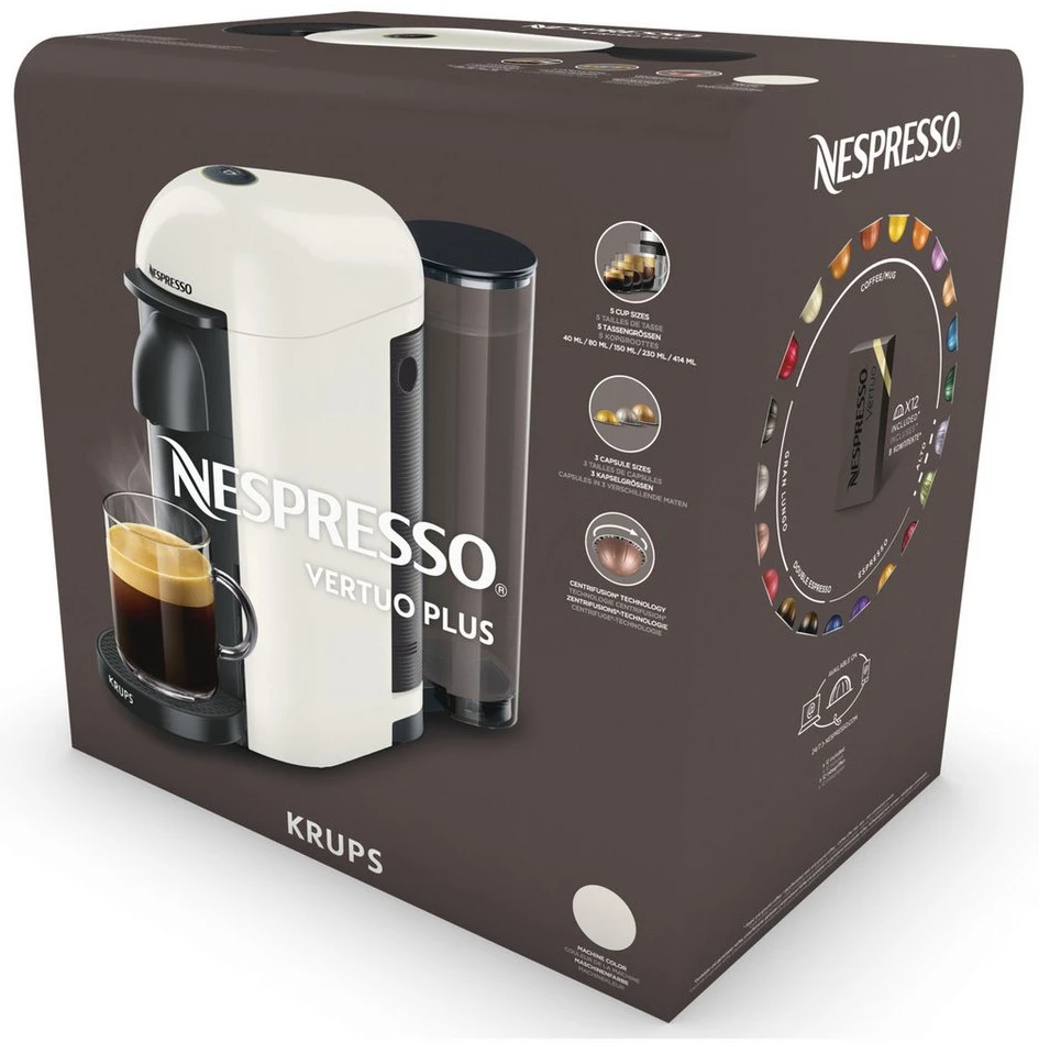 Krups Nespresso XN903810 Kapselmaschine, 1.2L, 1260W, Schwarz