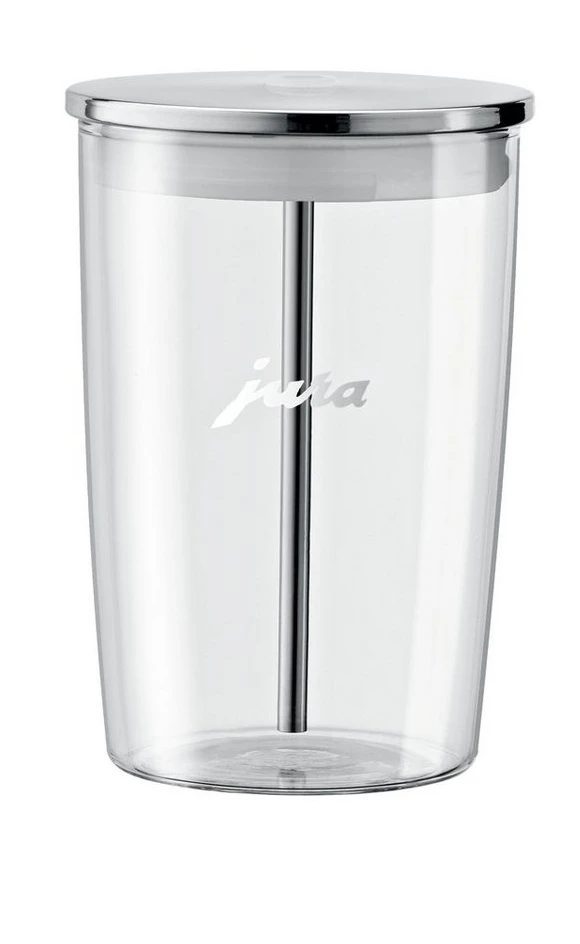 JURA Milchbehälter aus Glas, 0.5L, spülmaschinentauglich, transparent