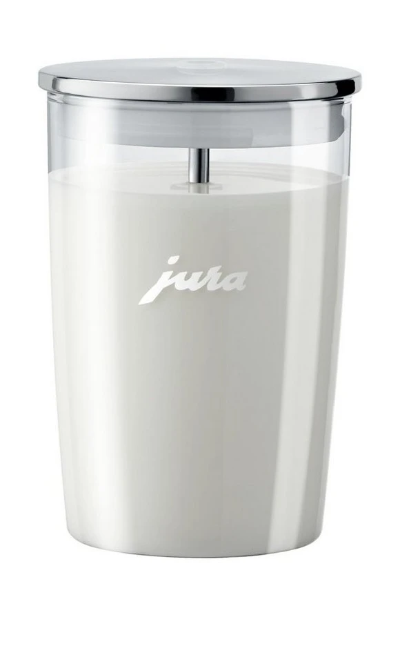 JURA Milchbehälter aus Glas, 0.5L, spülmaschinentauglich, transparent