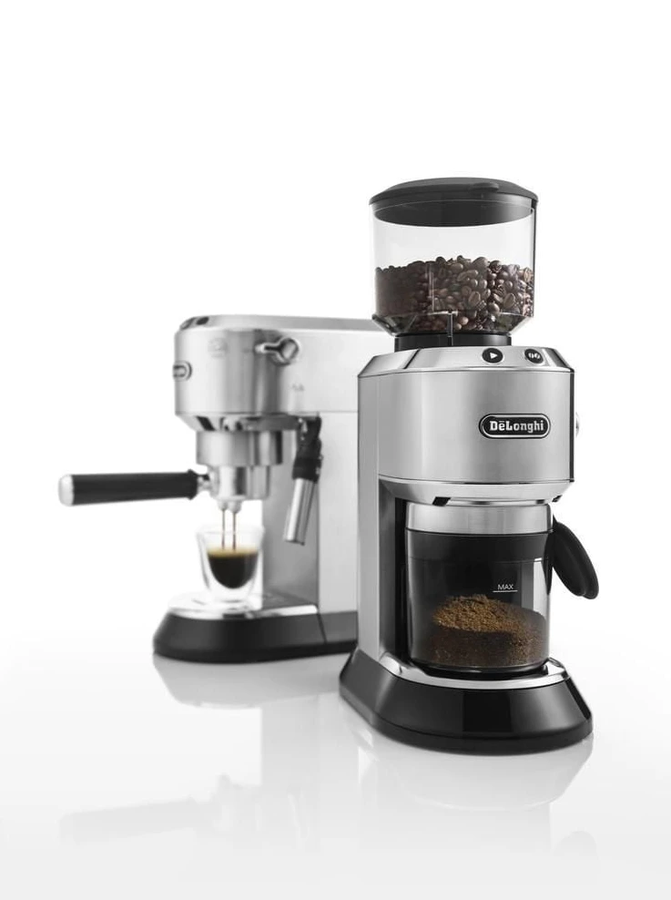DELONGHI Dedica Style ECKG 6821.M, Espressomaschine & Kaffeemühle, 18 Mahlgrade