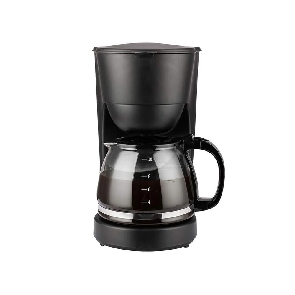 LENTZ Kaffeemaschine, 1,25l, 750W, Schwarz, Glaskanne